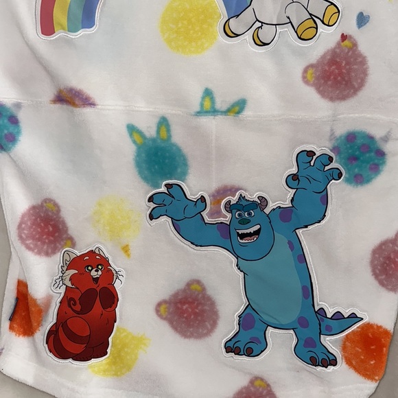 Disney Fuzzy Pixar Spirit Jersey w- Toy Story, Turning Red, Monsters Inc, etc - Picture 5 of 8